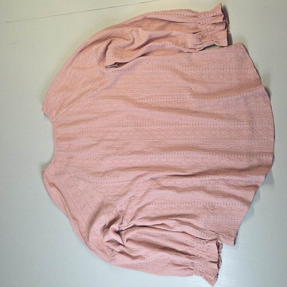 Frye Long Sleeve Mauve Blouse - Picture 2 of 8